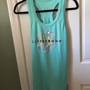 Nike Livestrong Dry Fit Tank Top Size Large NWOT